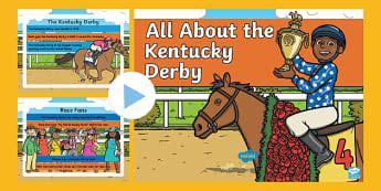 Colorful Kentucky Derby Slides for 1st Grade .